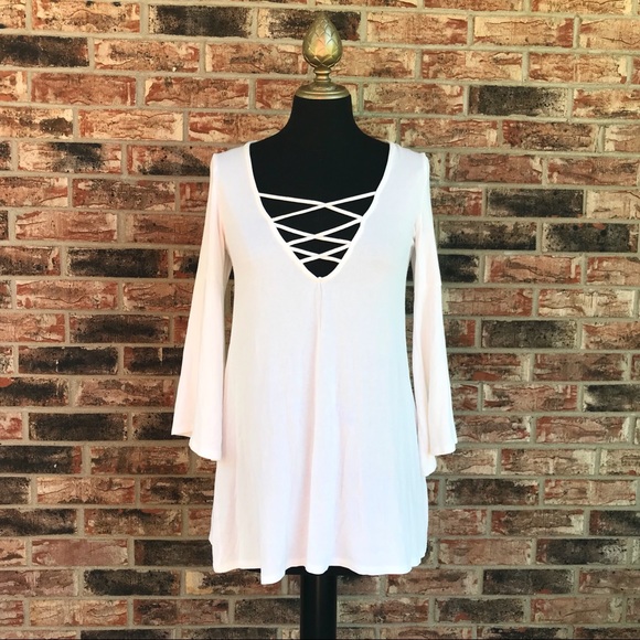 Ecote Tops - Ecoté Urban Outfitters White Strappy Flowy Top